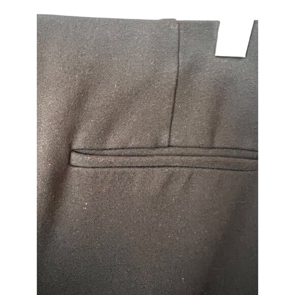 ADRIANNA PAPELL BLACK SLIP ON PANTS BLACK ELASTIC WAIST - Picture 4 of 8